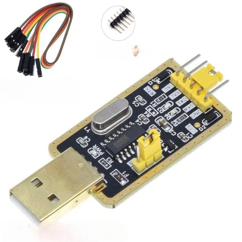 Local tyrant gold CH340G USB to TTL module to serial port Zhongjiu upgrade, brush STC download cable CH340