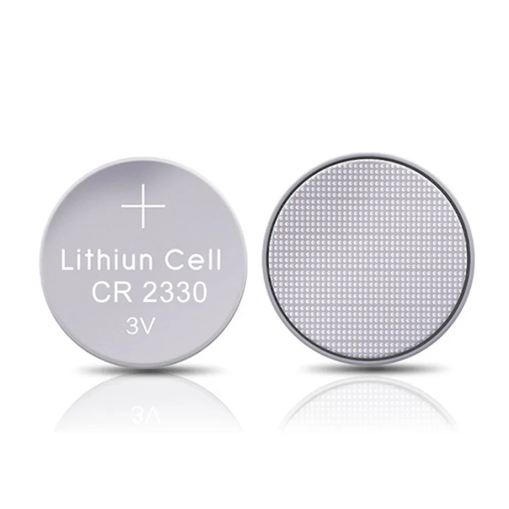 100-500PCS 3V CR2330 Button Cell Battery BR2330 ECR2330 2330 Car Remote Control LED Flash Card Installed Coin Batteries
