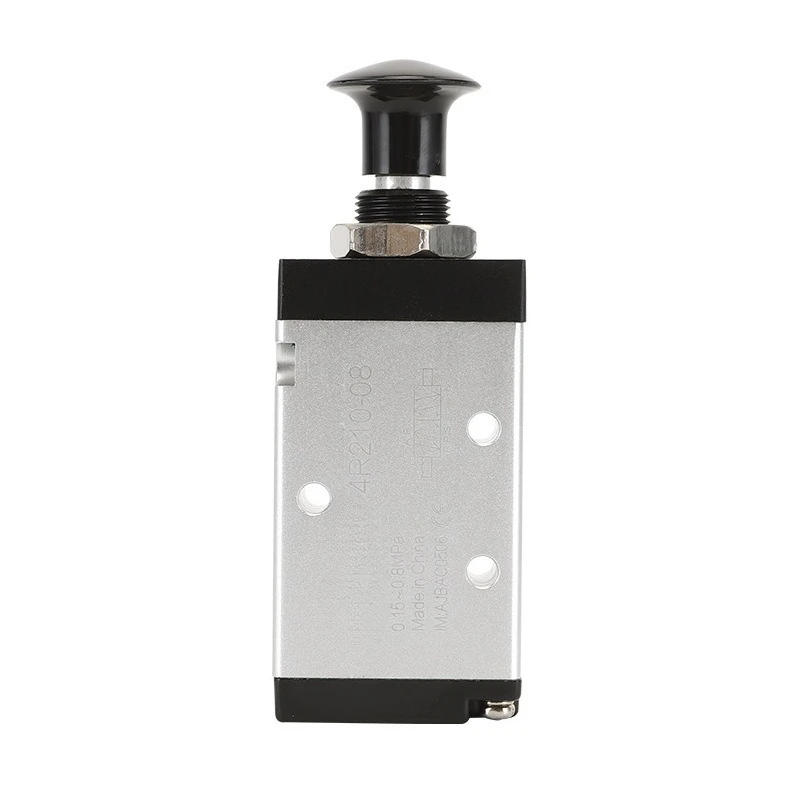 4H210‑08 Two‑Position Five‑Way Pneumatic Manual Directional Valve Hand Wrench Air Control Valve for Pneumatic Circuit Switching