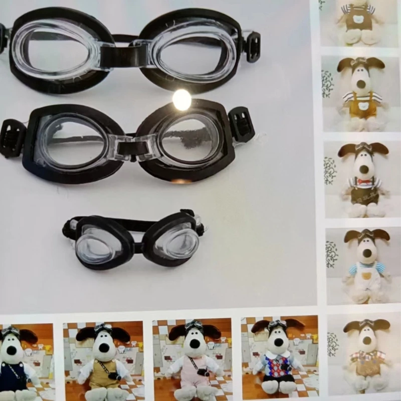 Baby Goggles Mini Doll Accessory Doll Photo Props Snow Goggles Miniatures Doll House Diving Glasses Camera Props