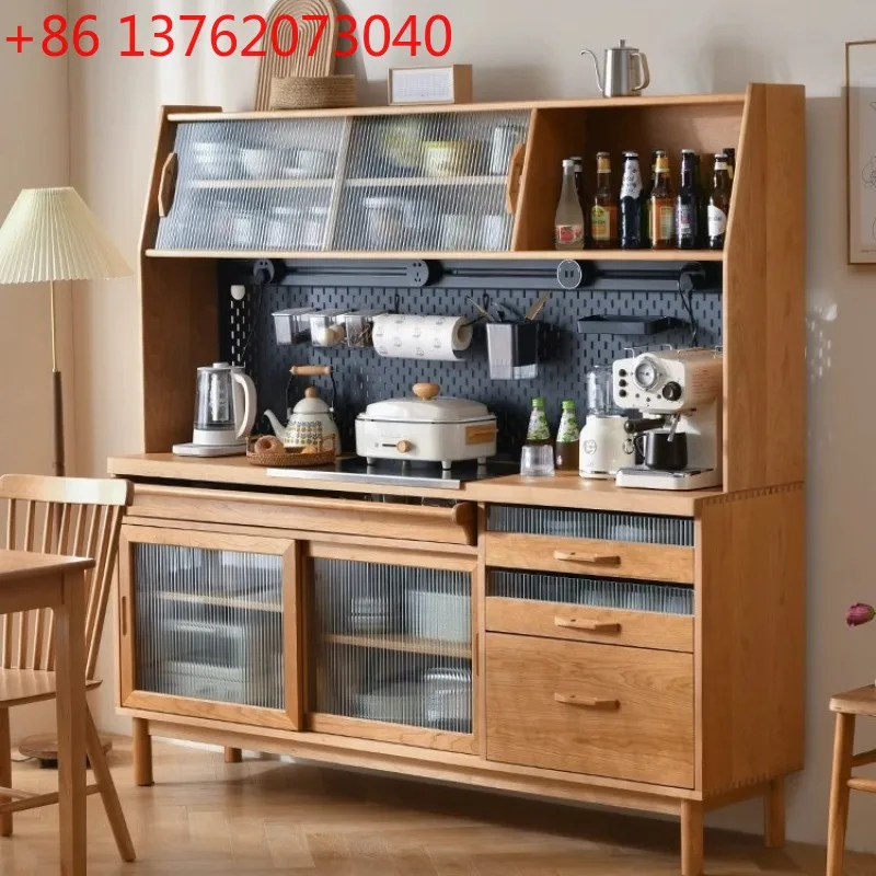 

French Antique Living Room Cabinet Solid Wooden Durable Living Room Cabinet Design Exquisite Home Furniture