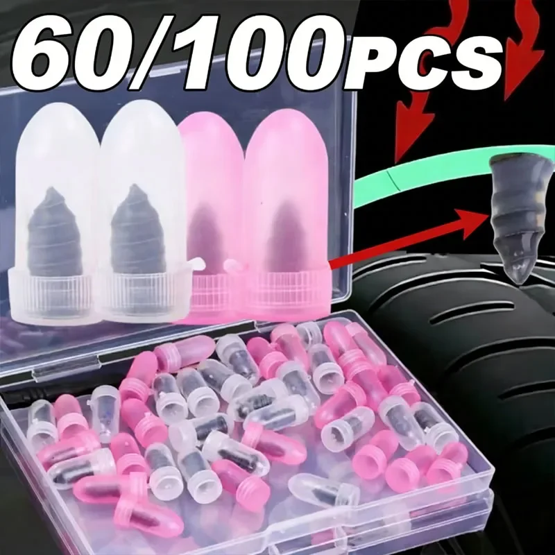 

Universal Car Tire Repair Nails Vacuum Tyre Rubber Patch Tubeless Puncture Repair Kit for Motorcycle Auto Accessories