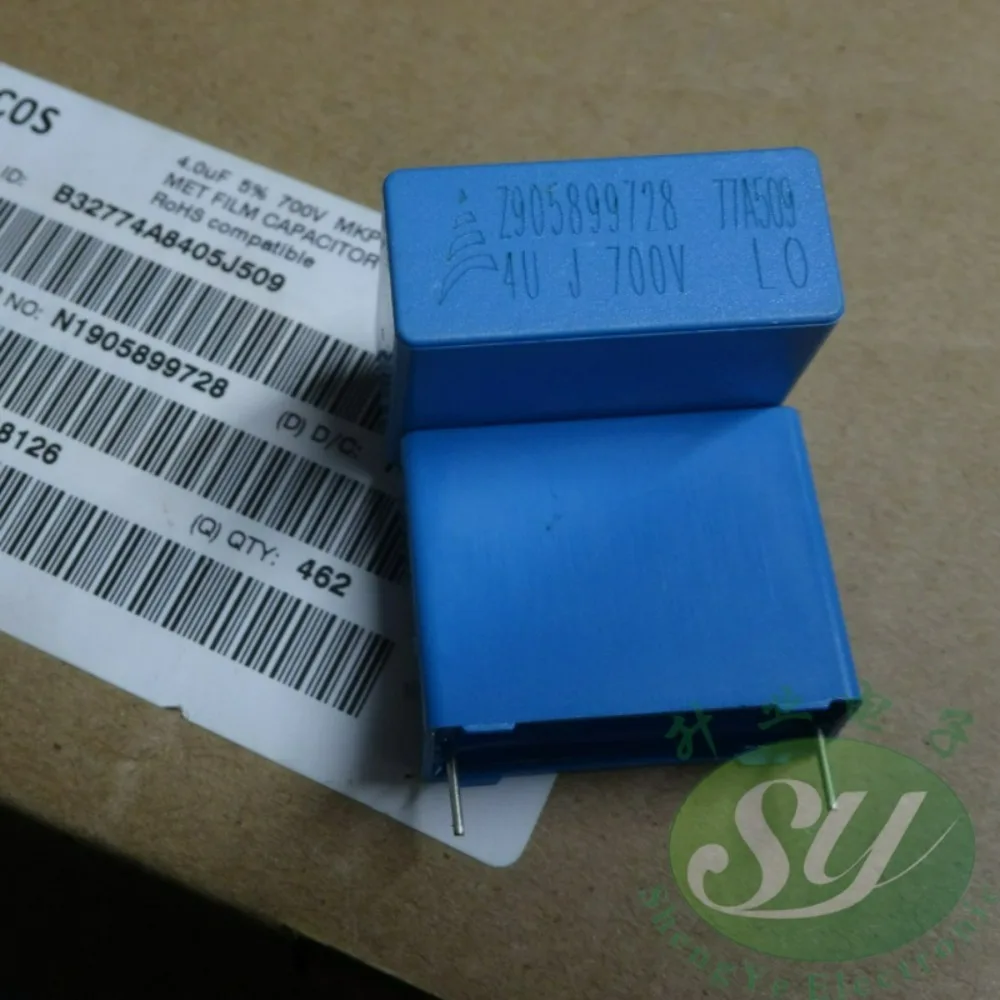 EPCOS 4.0uF 700V 4u0 4uf 405 Brand New 28mm Film Capacitor B32774A8405J