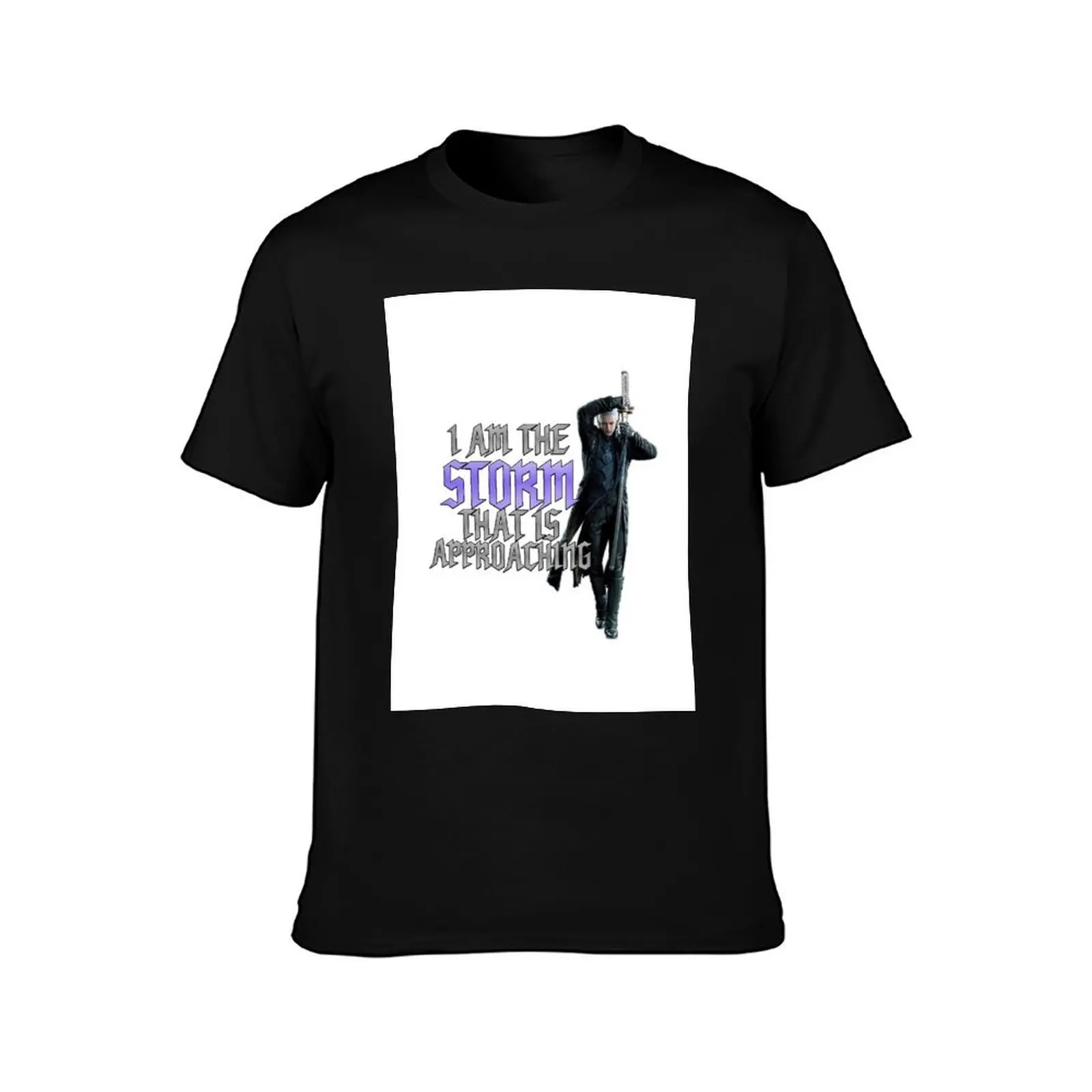 Vergil Devil May Cry 5 Special Edition Bury The Light T-Shirt Minimalist Graphic Tee Shirt T-Shirt
