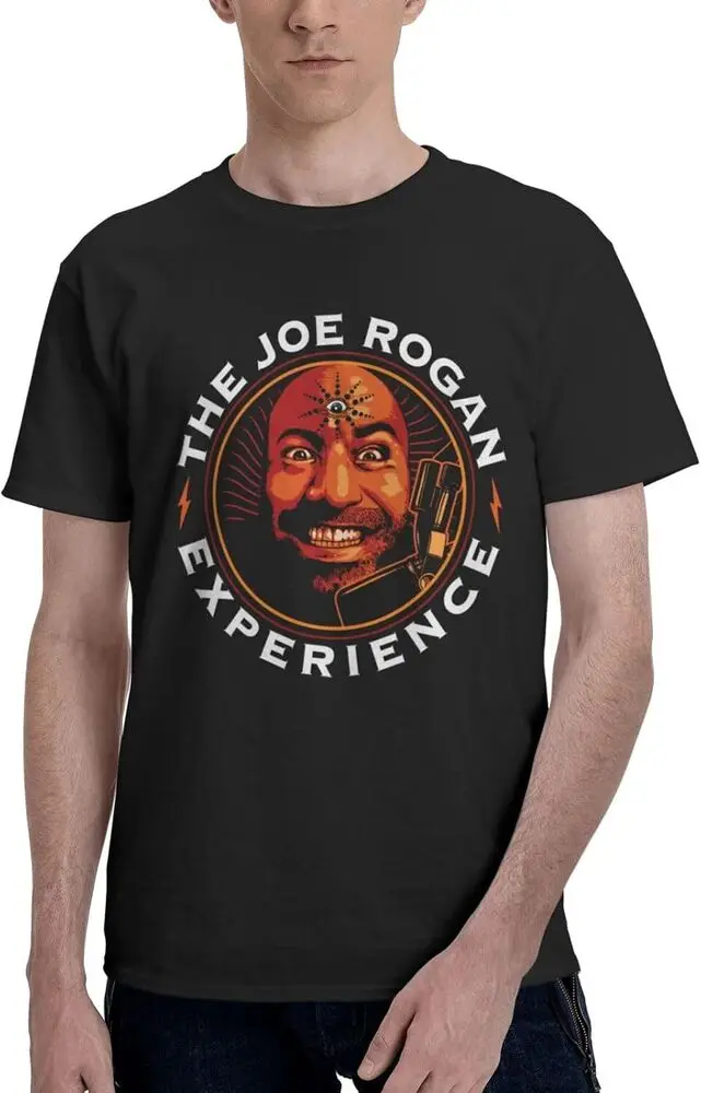 The Joe Rogan Experience T Shirt Mens Summer Cotton Short Sve Sports  Anime Graphic T-shirts for Men Clothing Women Tees Y2