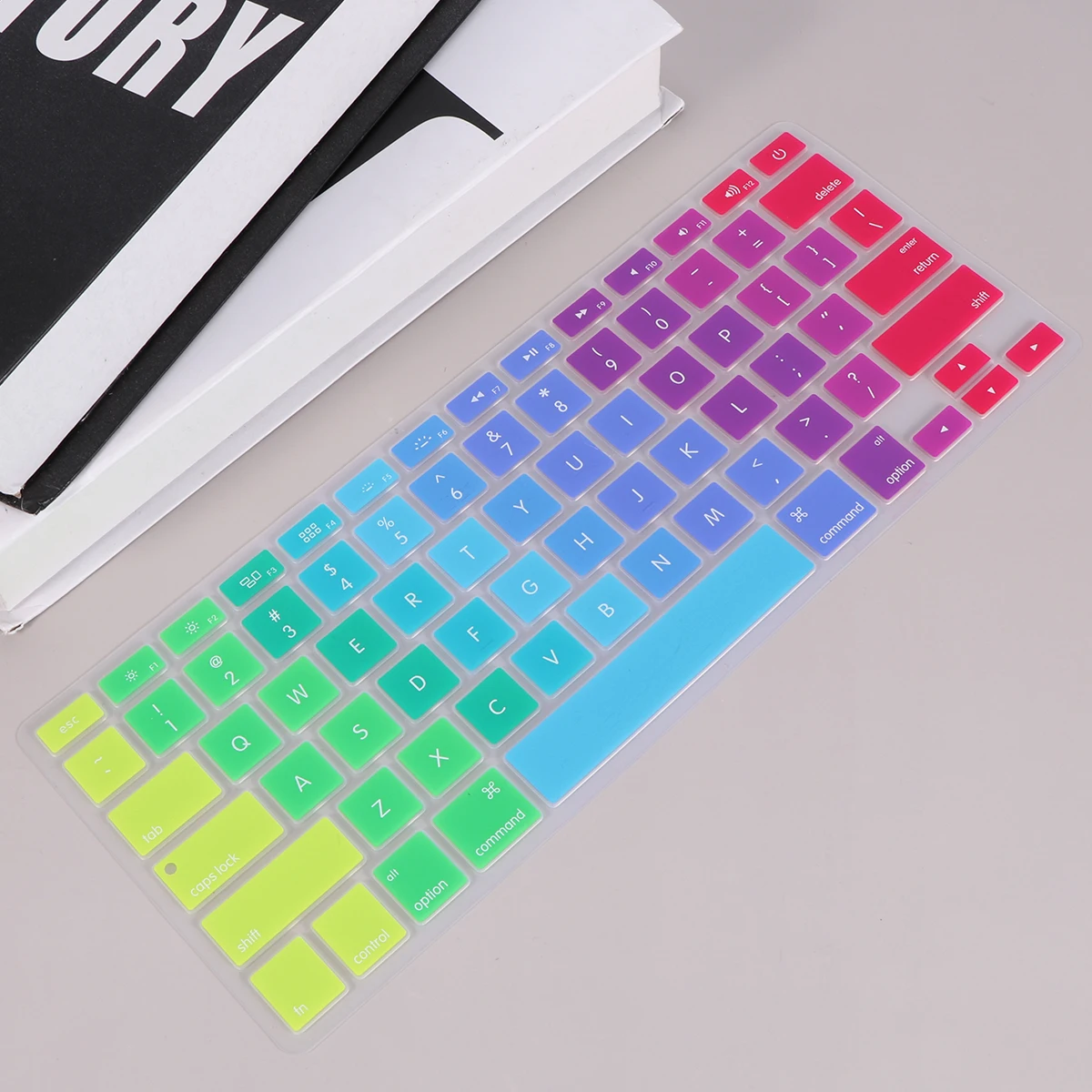 

Colorful Keyboard Cover Durable Protective Film Thin Silicone Laptop Keyboard Protector Splash Dust Resistant Easy Clean For Pro