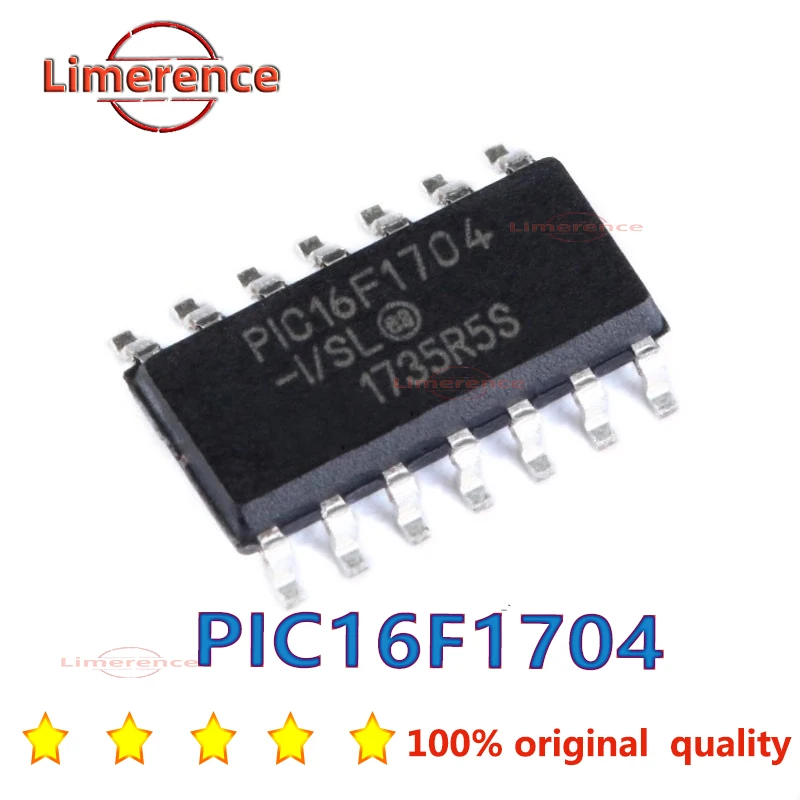 100% New PIC16F1704…