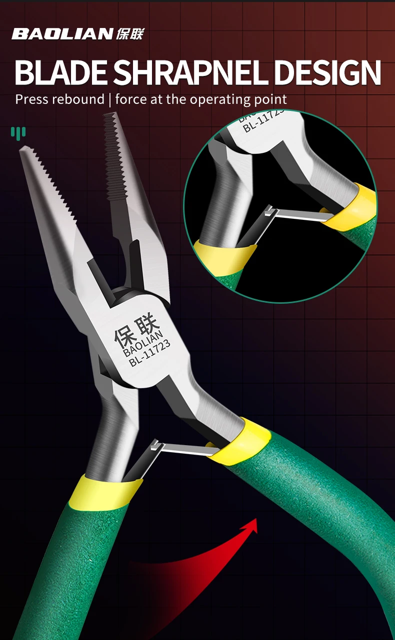 5 Zoll Mini-Zange, Neues Multifunktionswerkzeug für Schmuckherstellung und Perlenarbeiten, Diagonale Stahlzange für DIY-Projekte – Detail 3