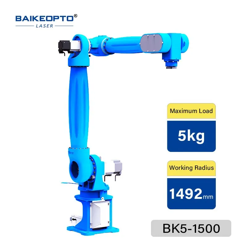 Full-automatic Industrial Robot Arm 6-axis Payload 5kg for Palletizing Box /Painting