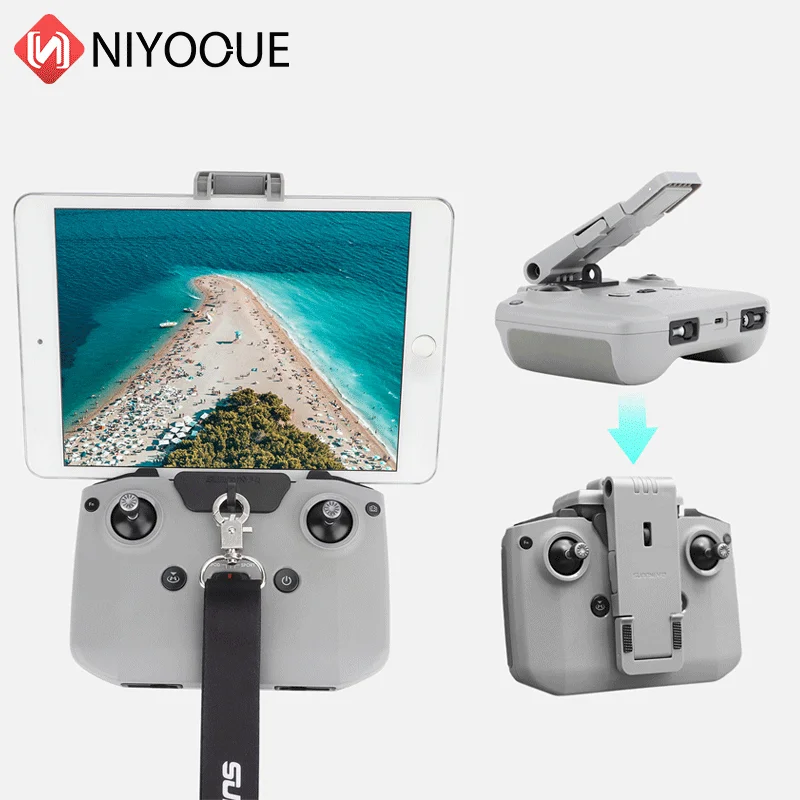 

Tablet Holder for DJI Mini 3 Pro/Mavic 3/ Air 2S RC-N1 Controller Bracket Partners Disassembly-free Strap Bracket Foldable