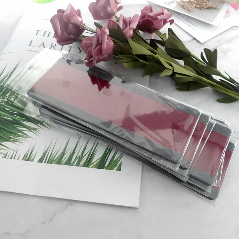 

12Pcs Creative PVC Transparent Bookmarks Large Size Waterproof for Books Decor Wedding Souvenirs Gift PVC Bookmark