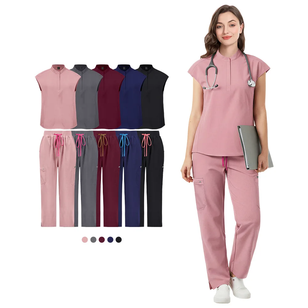 Pet Hospital Medical Work Clothes Doctor Uniform Set Nurse Accessories Beauty Salon Workwear Operating Room Scrubs Suit
