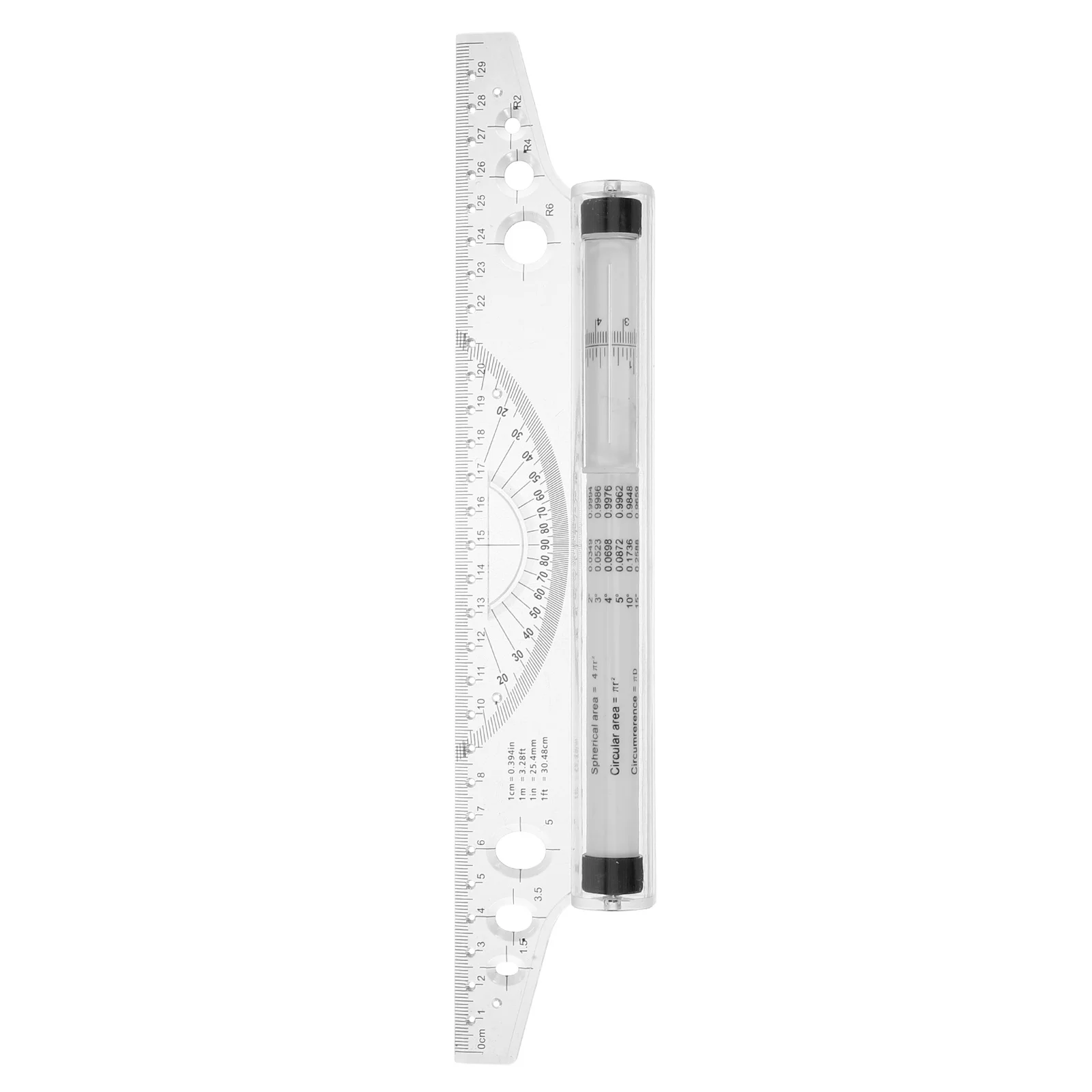 

Multifunctional Plastic Parallel Ruler Drawing Roller Ruler Clear Scale Easy Reading Durable Measuring Tool for Students Design