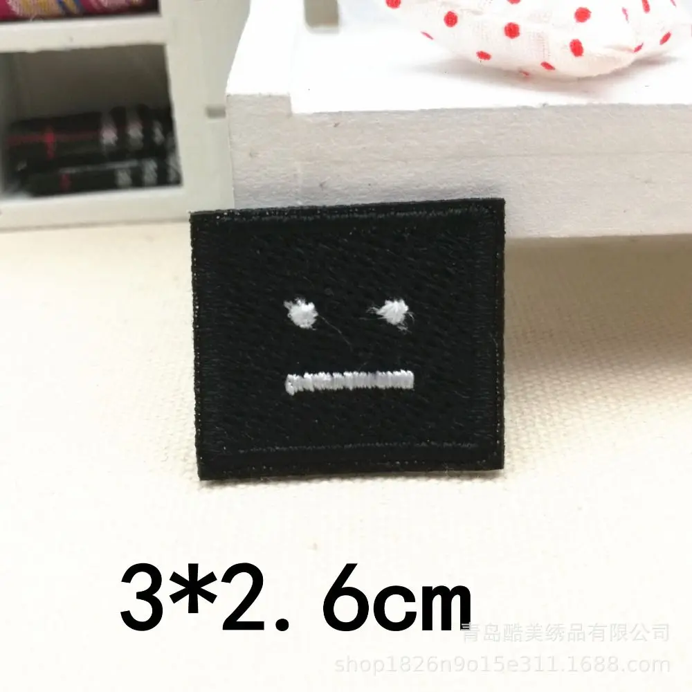 Square DIY Clothing Stickers Apparel Accessories Clothes Decoration Sewing Badges Appliques Patch Embroidery