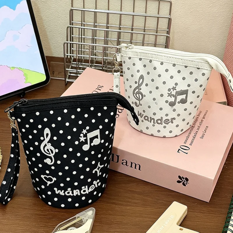 กระเป๋าดินสอปักลายโน้ตดนตรีลาย - Pencil Case Large บทวิจารณ์และราคา