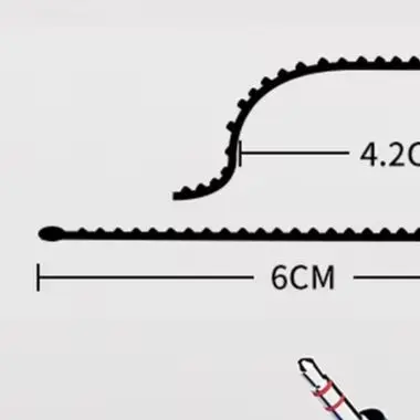 Under Table Cable Management Rack 40x6cm Self-Sticky PVC Cable Duct for Multiple Cables Organization in Tight Space