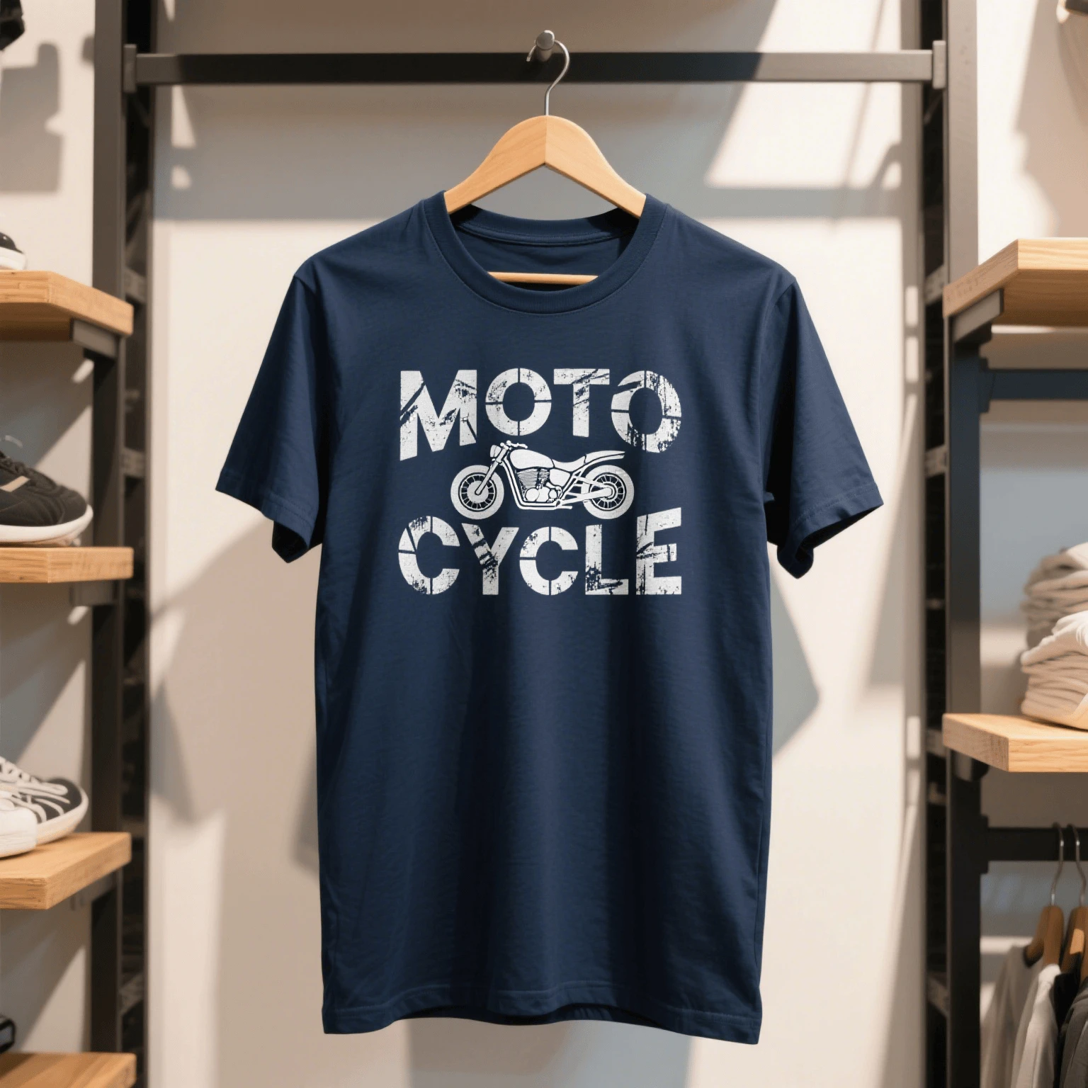 

Hot-selling New Summer Men's Cotton T-shirt Motocycle Moto Wheel Print Loose Sweat-absorbing Sports Cycling Print Tee Top