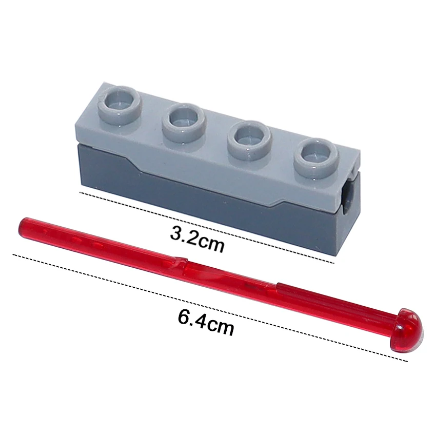 MOC Bausteine Technischer Launcher Bullet 15301 15302 15303 15400 57028 57029 Spring Emitter Shooter Schießspielzeug Ziegel – Detail 2