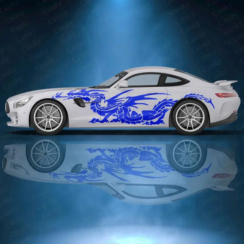 

Flying Dragon Spitfire Car Vinyl Wraps Decal Self-adhesive PVC Sticker Suitable for Trucks SUV Decoration Auto Accessories Gift