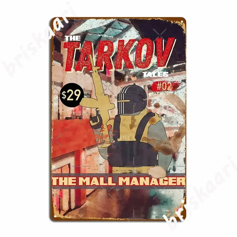 The Tarkov Tales Escape From Tarkov Killa Metal Signs Cinema Garage Custom Wall Plaque pub Garage Tin sign Posters