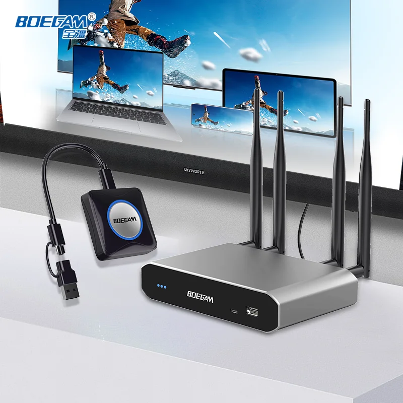 

BYOM Wireless Meeting Kit For Smart Conference Room Video, Screen Sharing, Presentation, And Collaboration Solution