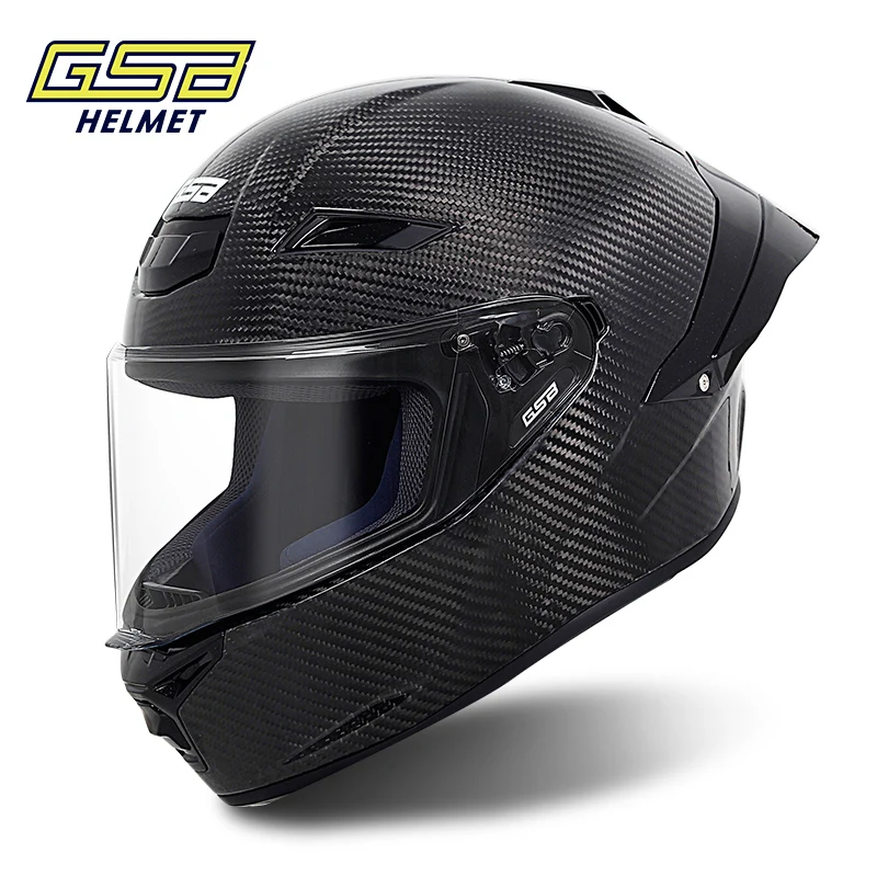 Gsb Motorcycle Helmet Rc5 Full Face Helmet Carbon Fiber Passed Casque Moto Casco Ece Certification