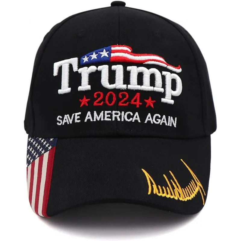 Trump election supporters' hats embroidered with adjustable truck caps for men and women