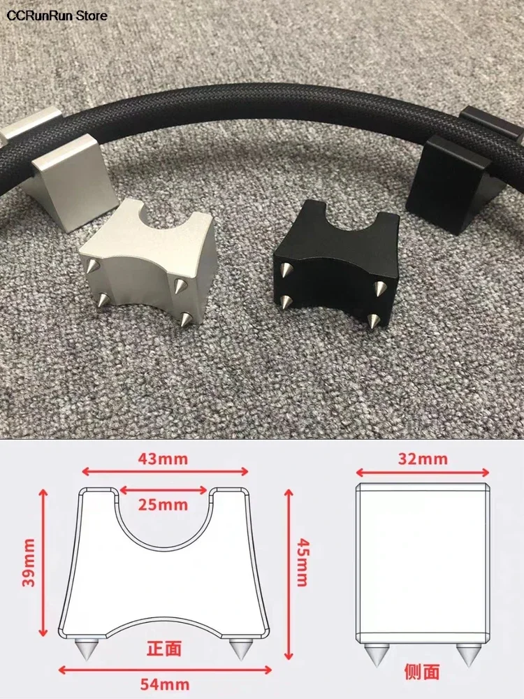 Cable Tray Stand Spike Supporting Frame Pure Aluminum Trailing Pad Multi-function Shock Absorber Power Speaker Cable Feet