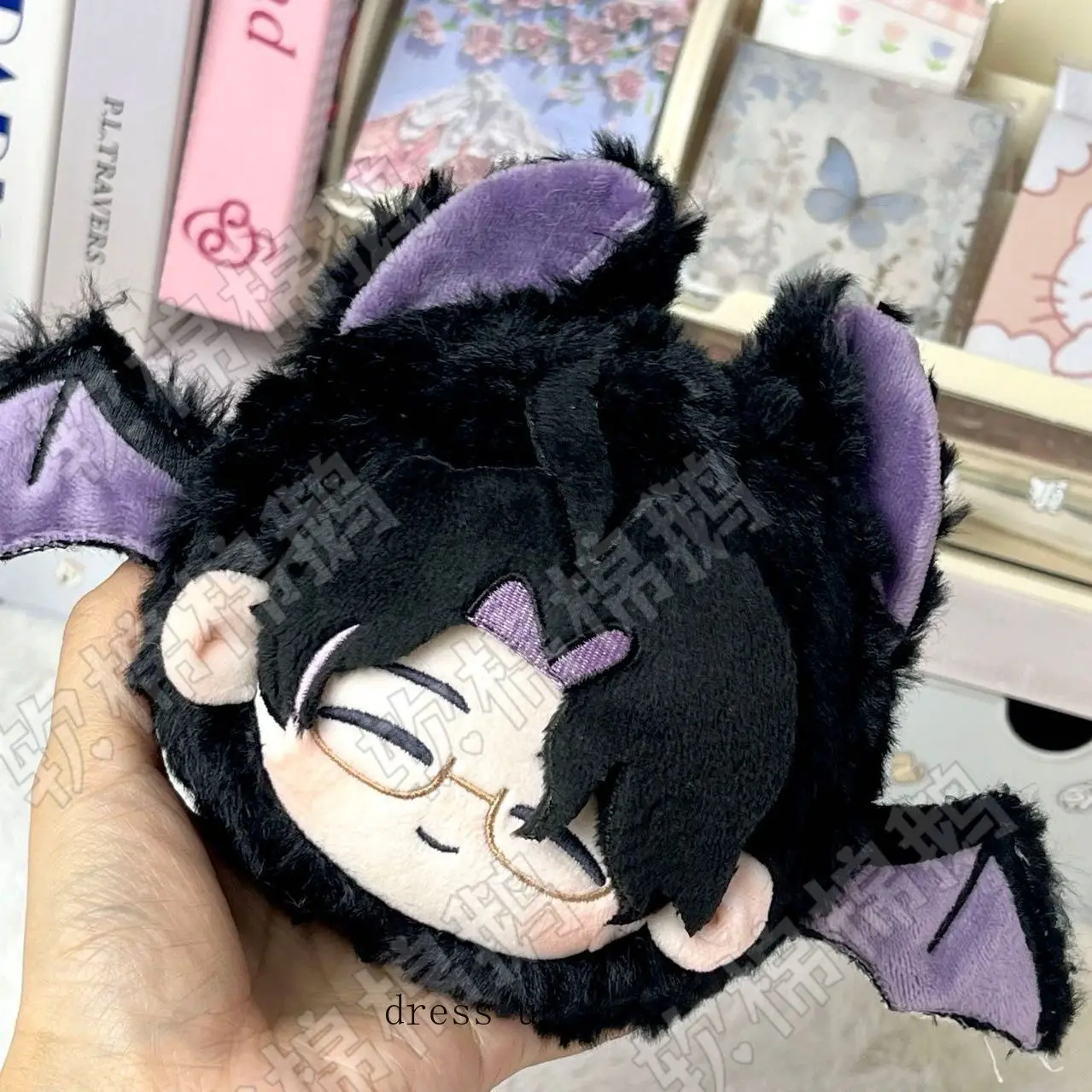 New Game Pantalone Il Dottore Genshin Impact 10cm Demon Cotton Doll Round Dango Pendant  Cosplay Anime Plush Doll Keychain Gift