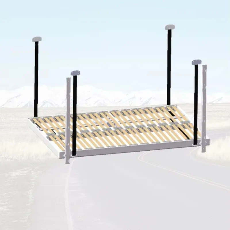 Camper Van Electric Lifting System for Queen Size Bed Aluminum Frame with Slat Electric Lifting Bed