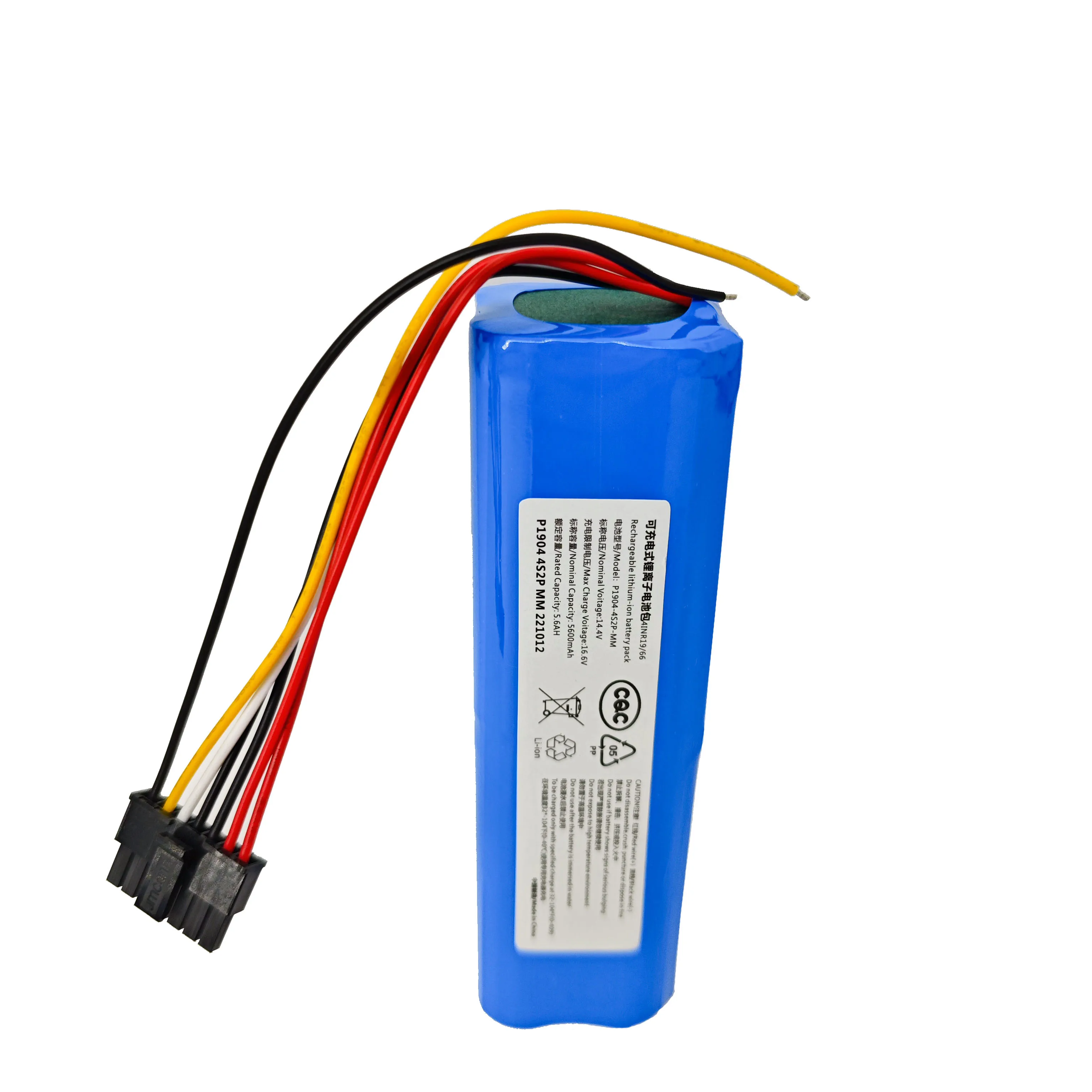 Nuova batteria Robot 14.4V 6800mAh 12800mAh INR18650 MH1-4S2P-300S per aspirapolvere robotico Cecotec Conga 5090 5490 6090