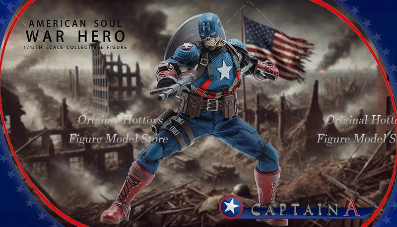 Joy Man Toys JM003 1/12 Scale Male Soldier American Soul War Heroes Full Set 6-inches Action Figure Model Gifts Collection