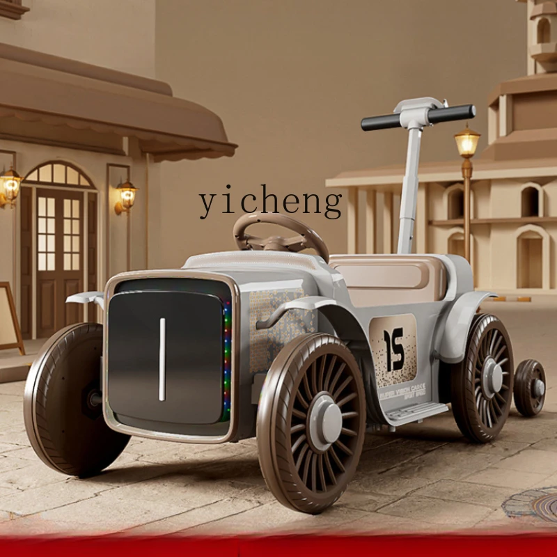 

ZC Children's Electric Car Children's Four-Wheel Parent-Child Car Remote Control Electric Car