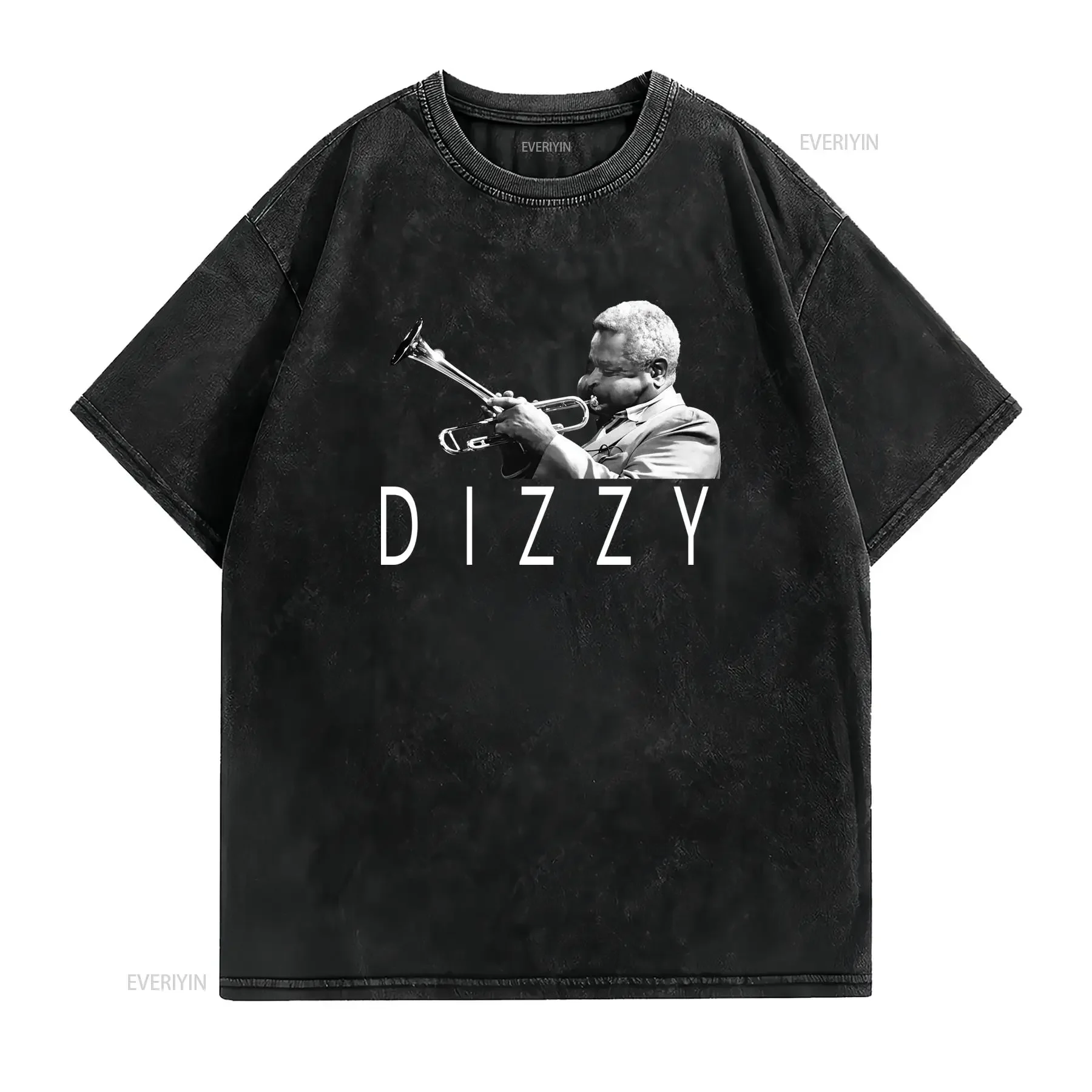 T shirt da uomo con Dizzy Gillespie e design iconico Afro Cubano Bebop perfetta per abbigliamento casual a eventi o outfit