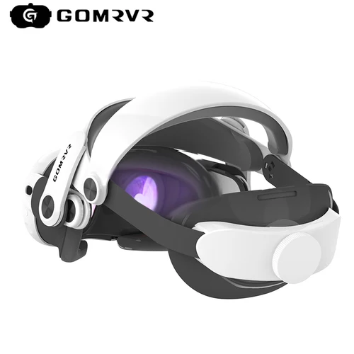 Correa para la cabeza GOMRVR para Meta Quest 3S Elite, repuesto de correa para la cabeza, soporte mejorado, mejora la comodidad, Virtual para accesorios VR