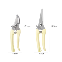 1PC Stainless Steel Fruit Picking Shears Multifunctional Tree Pruning Shears Bonsai Flower Grafting Gardening Scissors Tool