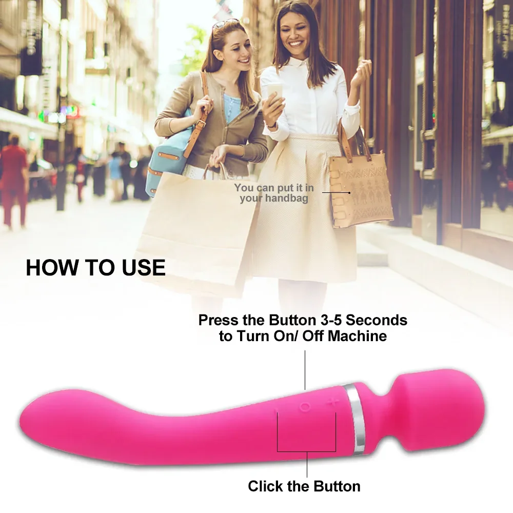 Powerful Vibrator for Women AV Magic Wand Female G-Spot Dildo Clitoris Stimulate Sex Toys Adults Goods