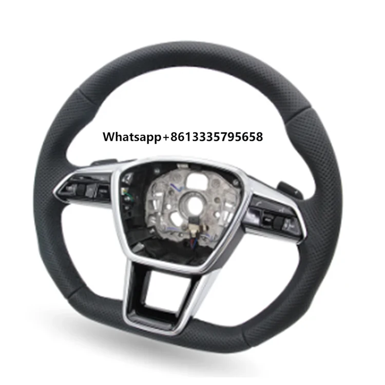 

A6L/A7/A7L Modified S6/S7/RS6/RS7 Leather Carbon Fiber Steering Wheel Assembly