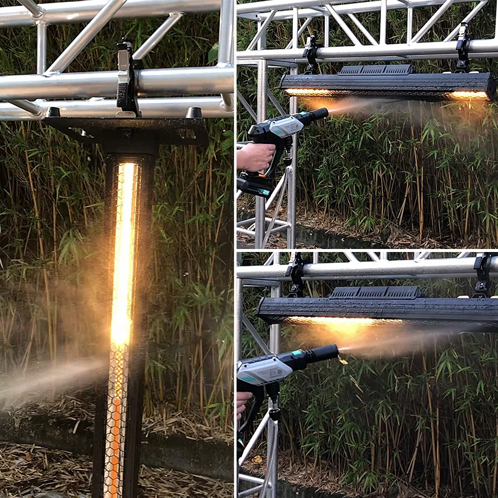 Retro Warm White+Amber Blinder 8x30W Led Strobe Light Bar IP66 Pro Outdoors Waterproof  Dj Concert Flashing Effect Stage Light
