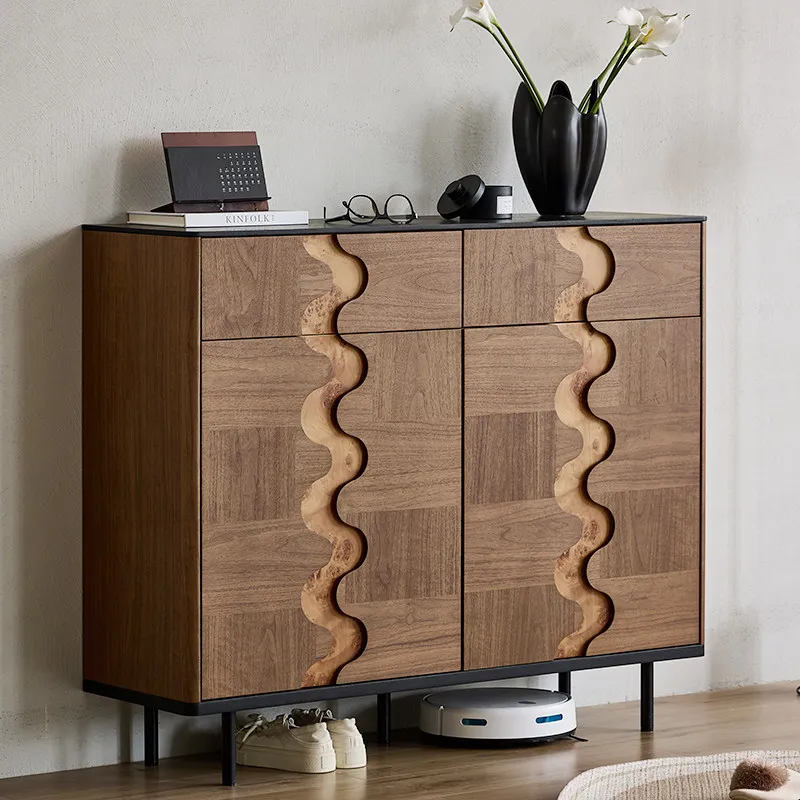 Italian Minimalist Modern Shoe Cabinet Designer Luxury Hidden Show Display Shoe Shelf Organizer Storage Zapatero Home Furniture