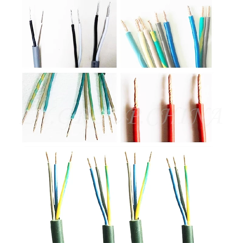 Máquina elétrica de descascar fios com tela sensível ao toque LY-804A, máquina cortadora de descascar único ou duplo para fio de tira de computador 0.1mm-4mm2