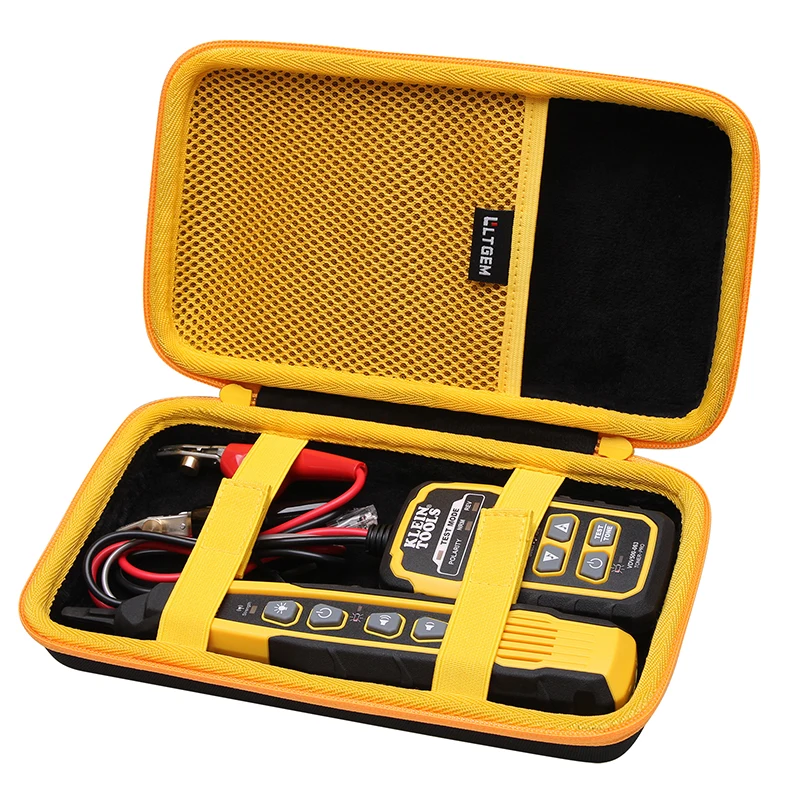 LTGEM EVA Hard Case for Klein Tools VDV500-820 Cable Tracer Probe Tone Pro Kit Protective Carrying Storage Bag