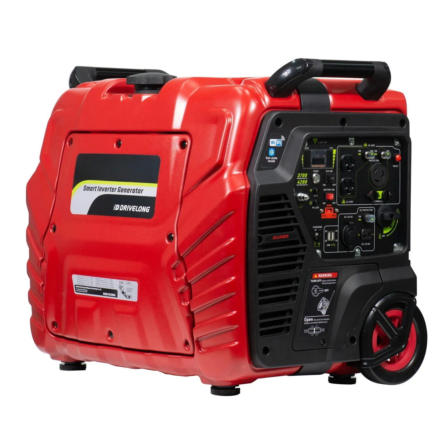 

4-Stroke Soundproof Single Cylinder 4kw Digital Portable Inverter Generator