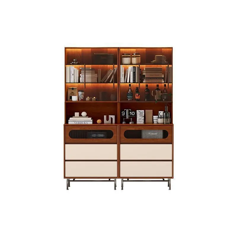 Dining side cabinet against the wall Integrated locker Solid wood locker Household