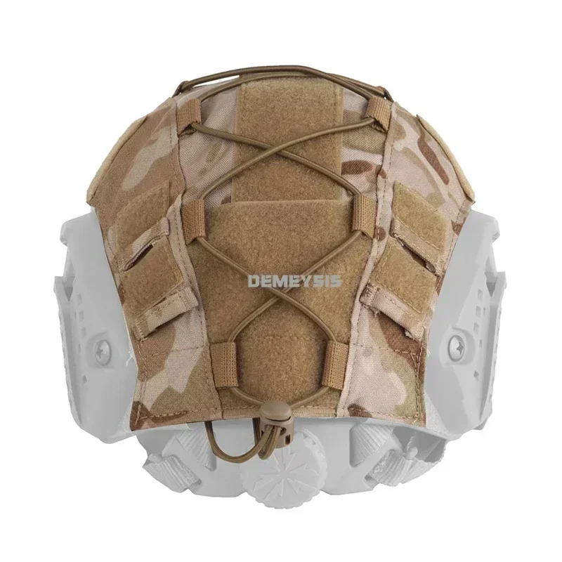 FAST Copertura per casco tattico Leggero Caccia all'aperto Tiro Caschi da gioco di guerra Copertura per casco da paintball mimetico in tessuto