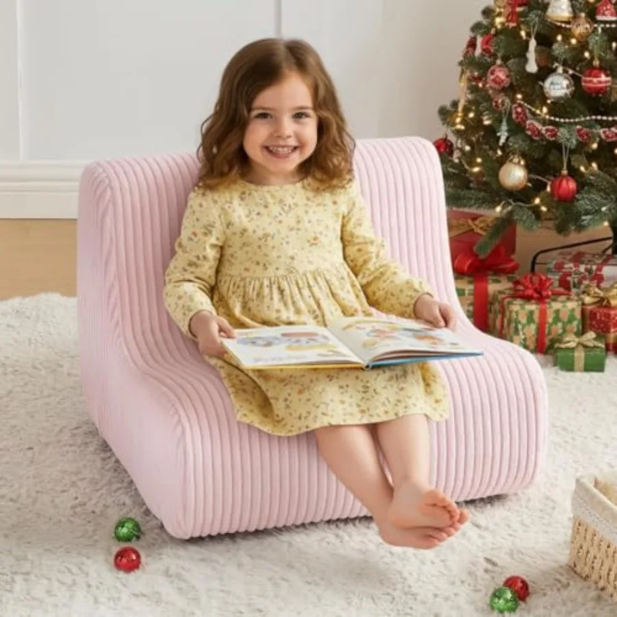 

Bean Bag Chair Ultra-Soft Toddler Bean Bag Sofa with Foam Small Toddler Comfy Lazy Lounger Chairs Couch with Handle for Playroo