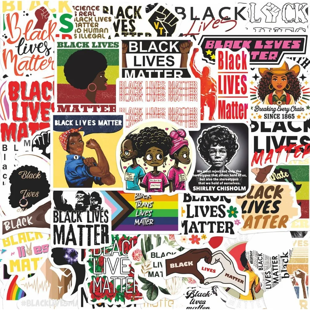 50Pcs Black Lives M…