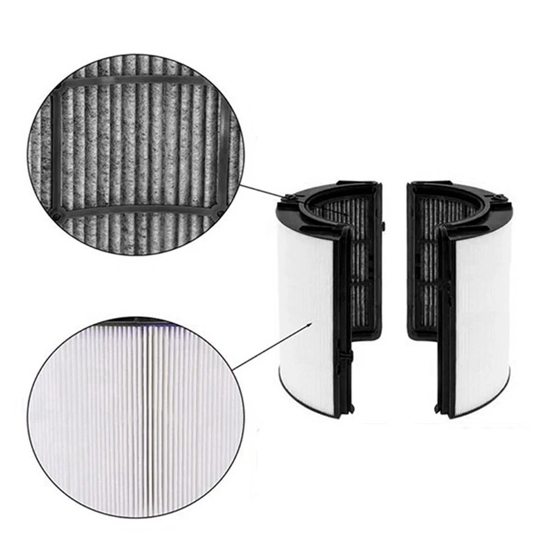 2 In 1 FILTRO HEPA + Filtro a Carbone Per Dyson HP04 TP04 DP04 PH04 PH03 PH02 PH01 HP09 TP09 HP07 TP07 HP06 TP06 Filtro di Ricambio