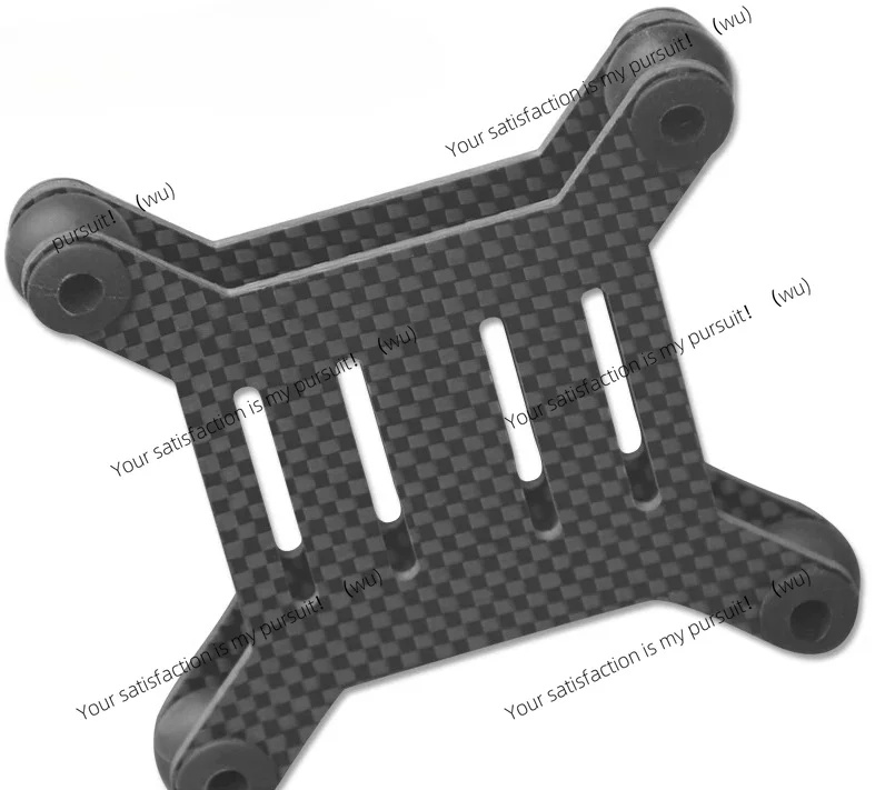 For Plant Protection FPV Drone Gimbal Quadcopter RC Model Replacement Parts Carbon Fiber Damping Shock Absorbing Plate