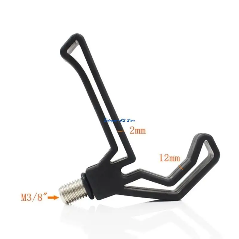 

Y51D V Fishing Rod Holder Head Rest Gripper Carp ABS Fishing Feeder Pole Holder